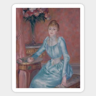 Portrait of Madame de Bonnieres by Auguste Renoir Magnet